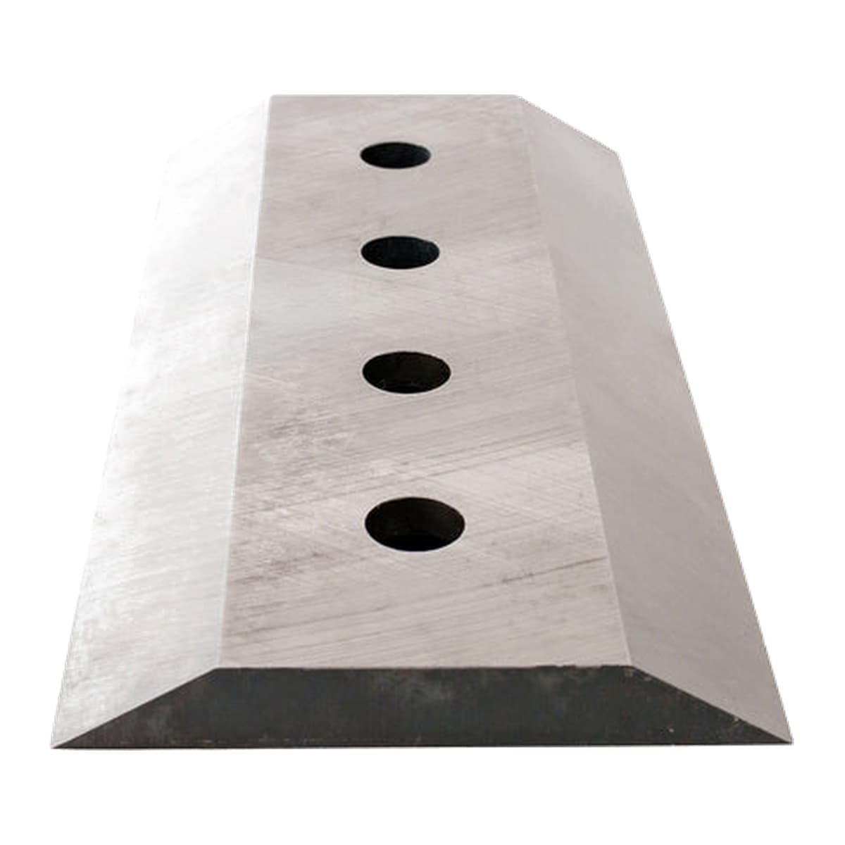 Steel cutterbar with mounting holes